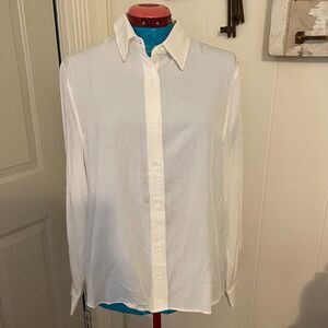 Urban Daizy Button Down Long Sleeve High Low Women Top Size M